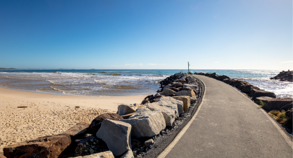 kingscliff beach headland kingscliff beach headland